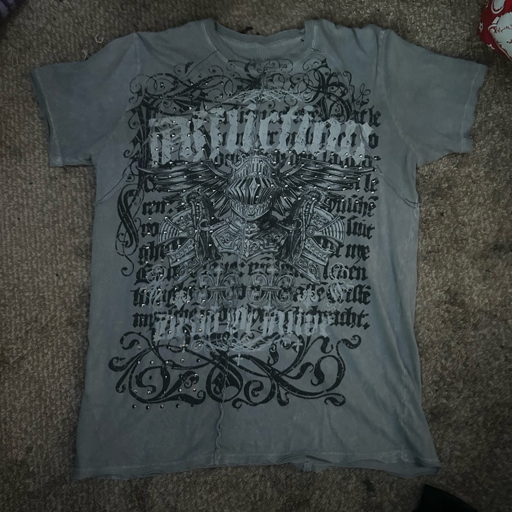 XL Affliction distressed tee